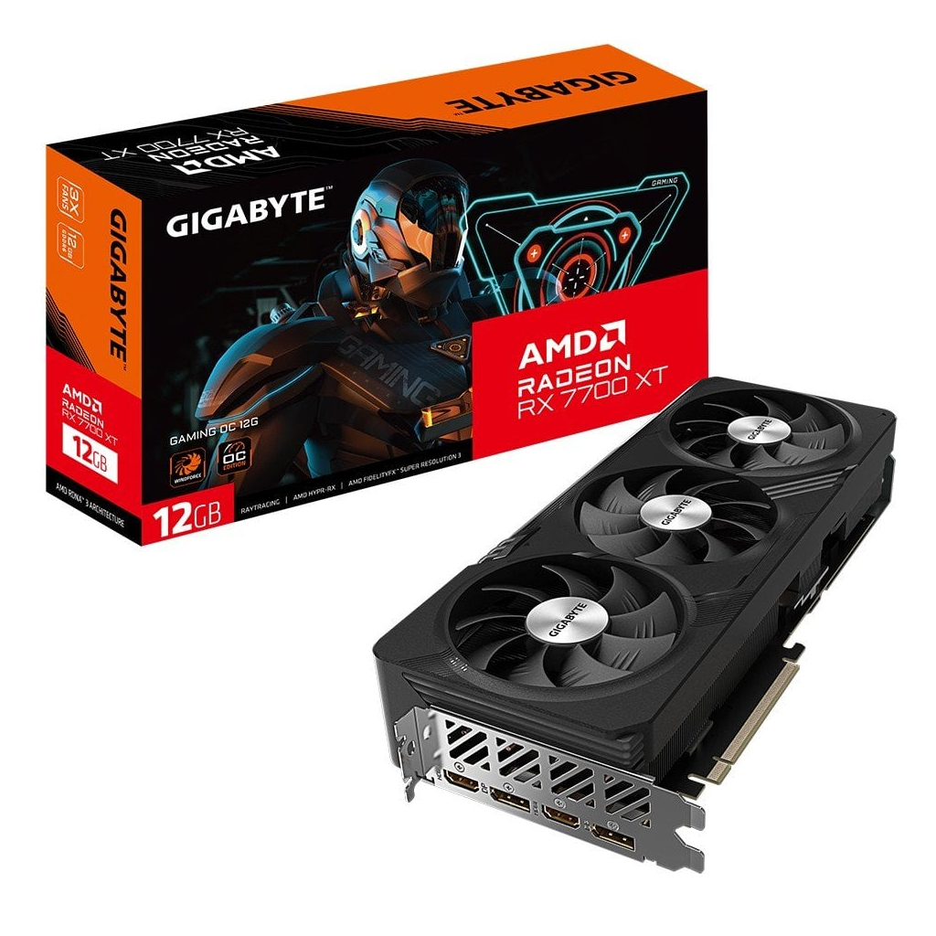 Відеокарта GIGABYTE Radeon RX 7700 XT 12Gb GAMING OC (GV-R77XTGAMING OC-12GD) - зображення 8