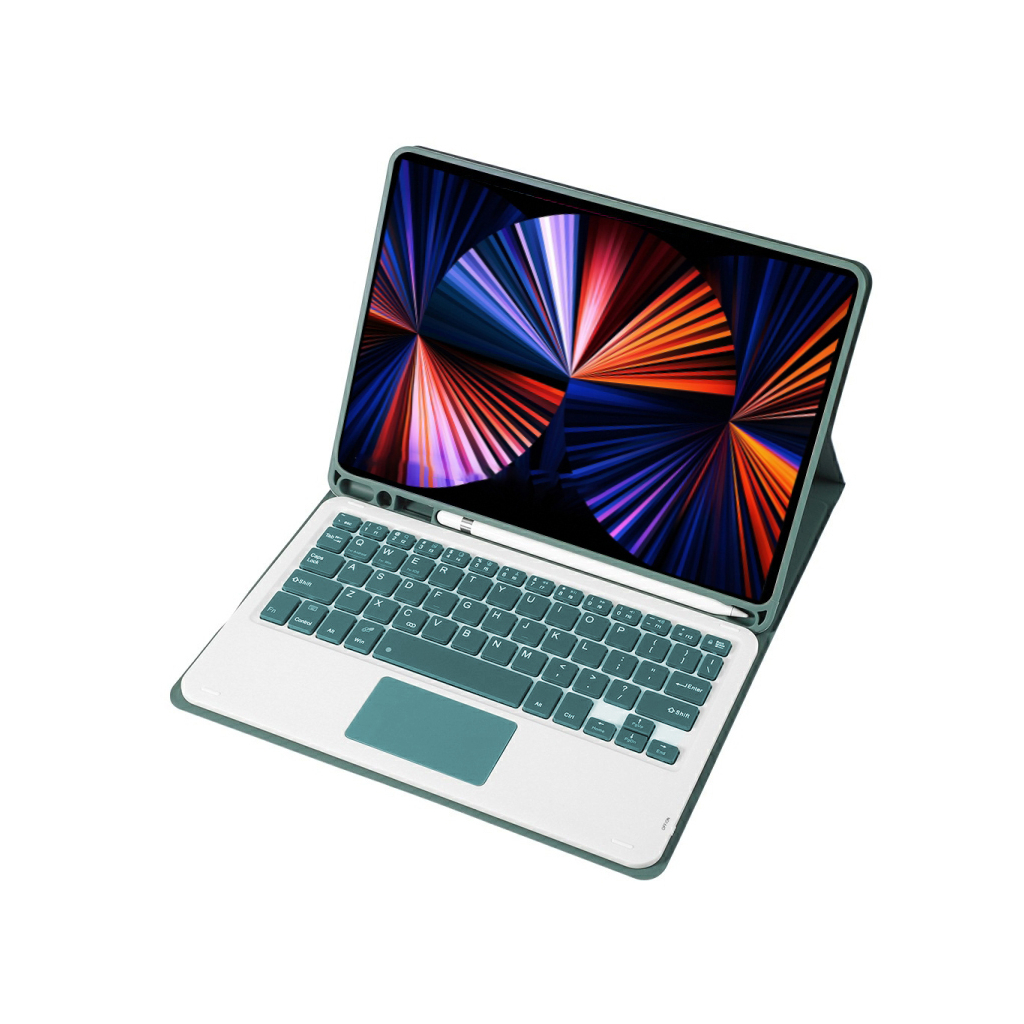 Чохол до планшета BeCover Keyboard+TouchPad Apple iPad Air 13" M2/M3 (2024/2025) Dark Green (712603) - зображення 4