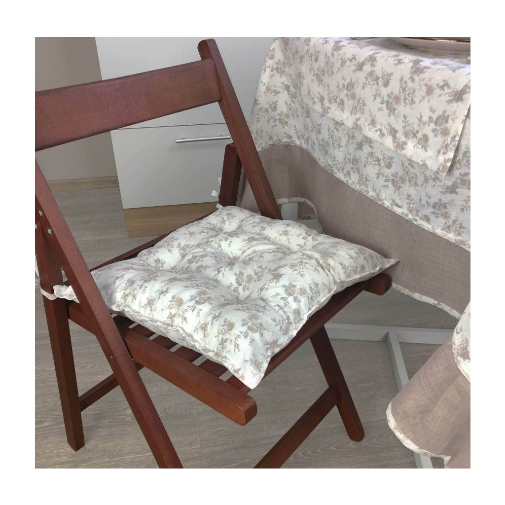 Подушка на стілець Прованс Happy rose 40х40 (4823093434943) - зображення 4