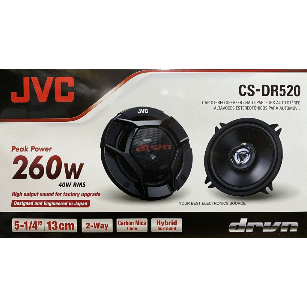 Коаксіальна акустика JVC CS-DR520 - зображення 5