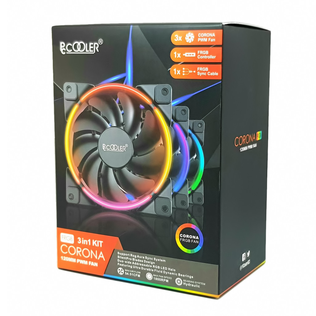 Кулер до корпусу PcCooler CORONA FRGB (3 in 1) - зображення 11