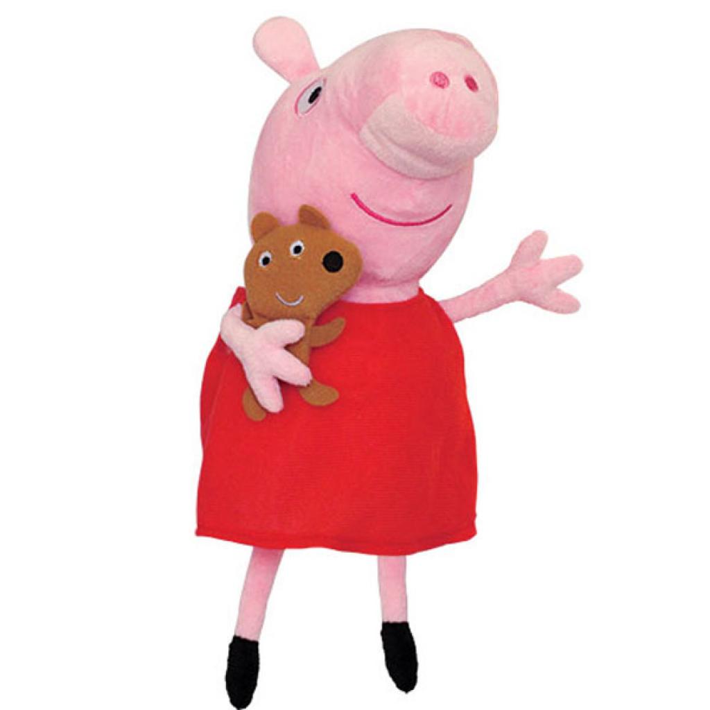 М'яка іграшка Peppa Pig Пеппа з іграшкою (20 см) (25087) - изображение 1