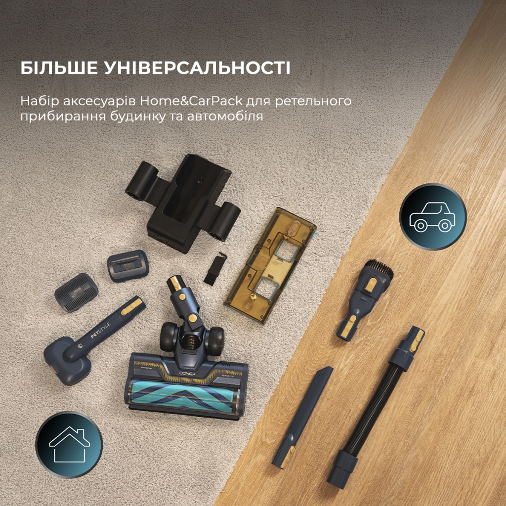 Пилосос Cecotec Conga Rockstar 10500 Solar AquaPet Flex - изображение 11