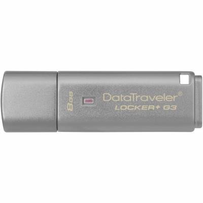 USB флеш накопичувач Kingston 8GB DataTraveler Locker+ G3 USB 3.0 (DTLPG3/8GB) - зображення 1