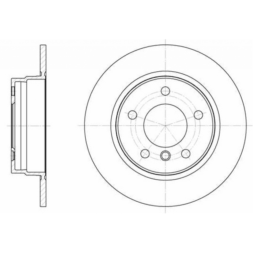 Гальмівний диск METELLI 23-0229C - зображення 1