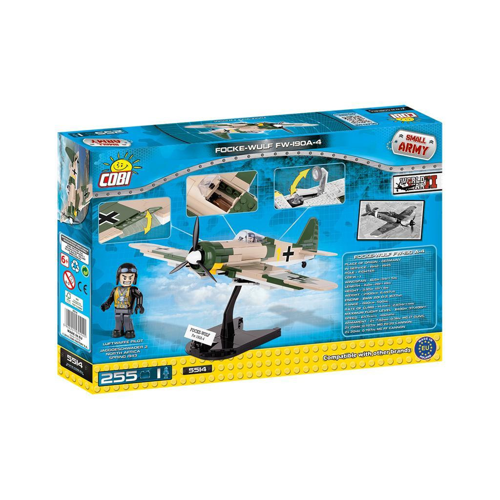 Конструктор Cobi Друга Світова Війна Літак Фокке-Вульф, 255 деталей (COBI-5514) (5902251055141) - зображення 2