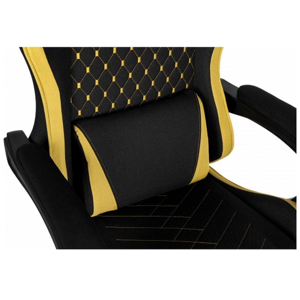 Крісло ігрове GT Racer X-2339 Black/Yellow (X-2339 Fabric Black/Yellow) - зображення 9