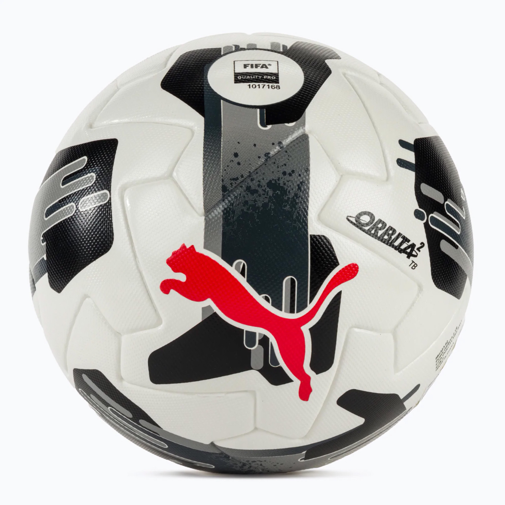 М'яч футбольний Puma Orbita 2 TB (FIFA Quality Pro) 084323-02 білий, чорний, червоний 5 (4067981503926) - зображення 1