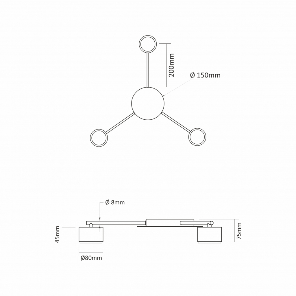 Світильник точковий Videx під лампу 3xGX53 накладний Білий (VL-SPF20B-W) - зображення 3