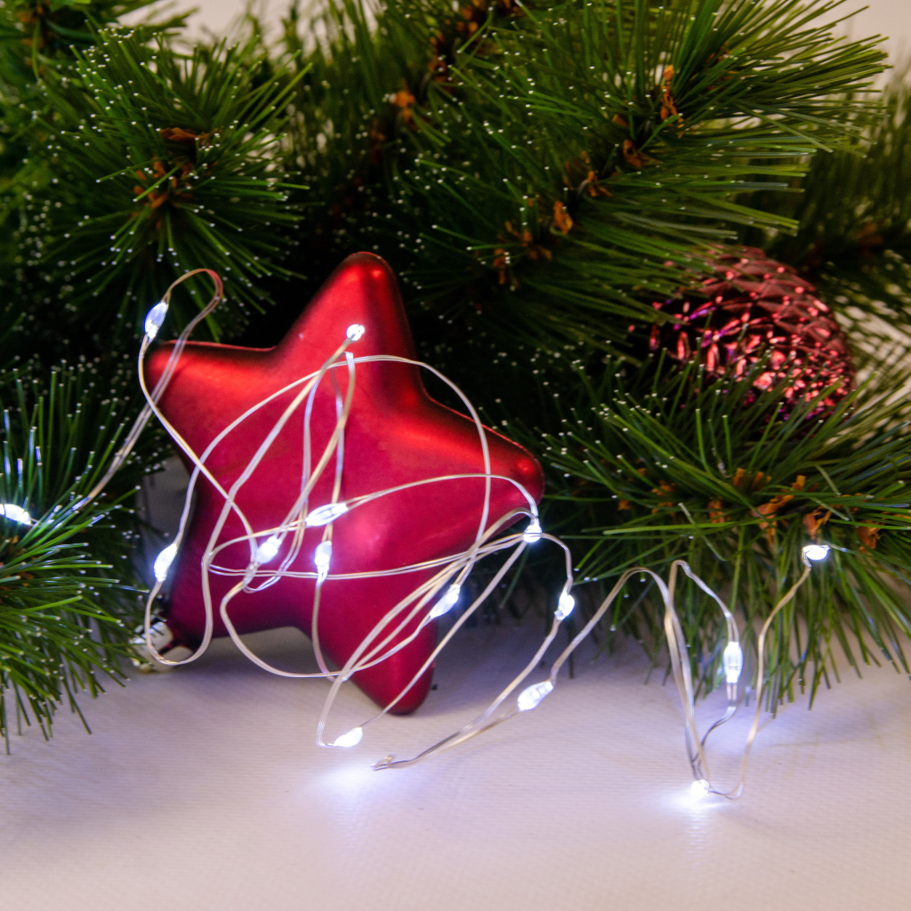 Гірлянда Chomik Оберемок струн 200 LED 10х2 м, холодний білий, IP44, від мережі (5900779901797) - зображення 4