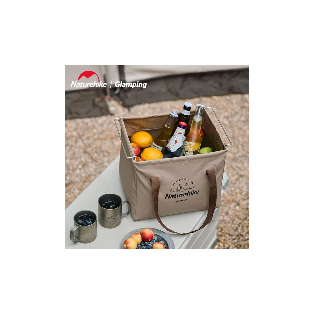 Відро складне Naturehike CNH22SN002 ПВХ 20л Moss Green (6927595794951) - зображення 2