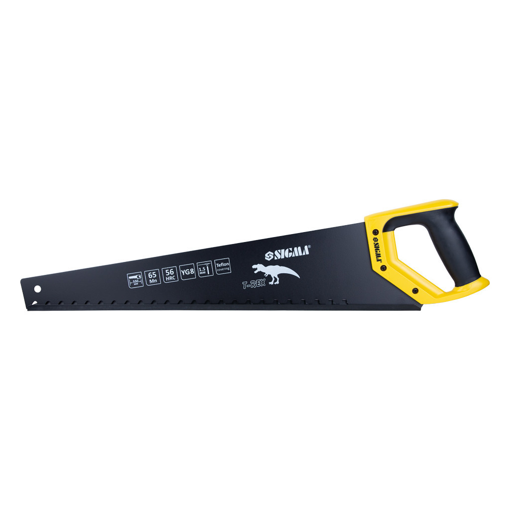 Ножівка Sigma по пінобетону з тефлоновим покриттям 550мм T-Rex (4403231) - зображення 2