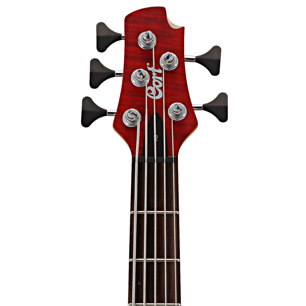 Бас-гітара Cort A5 Plus FMMH (Open Pore Black Cherry) - зображення 7