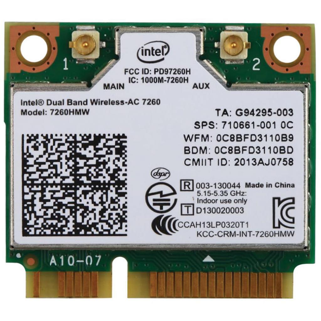Мережева карта Wi-Fi INTEL 7260.HMWWB.R 936158 - изображение 1