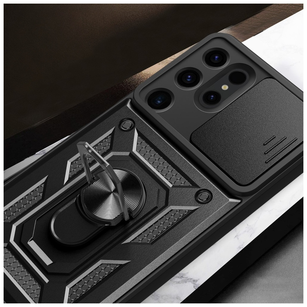 Чохол до мобільного телефона BeCover Military Samsung Galaxy S24 Ultra SM-S928 Black (710683) - зображення 6