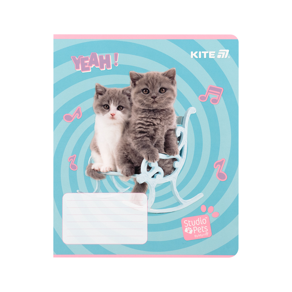 Зошит Kite Studio Pets, 12 аркушів, клітинка (SP25-232) - зображення 9