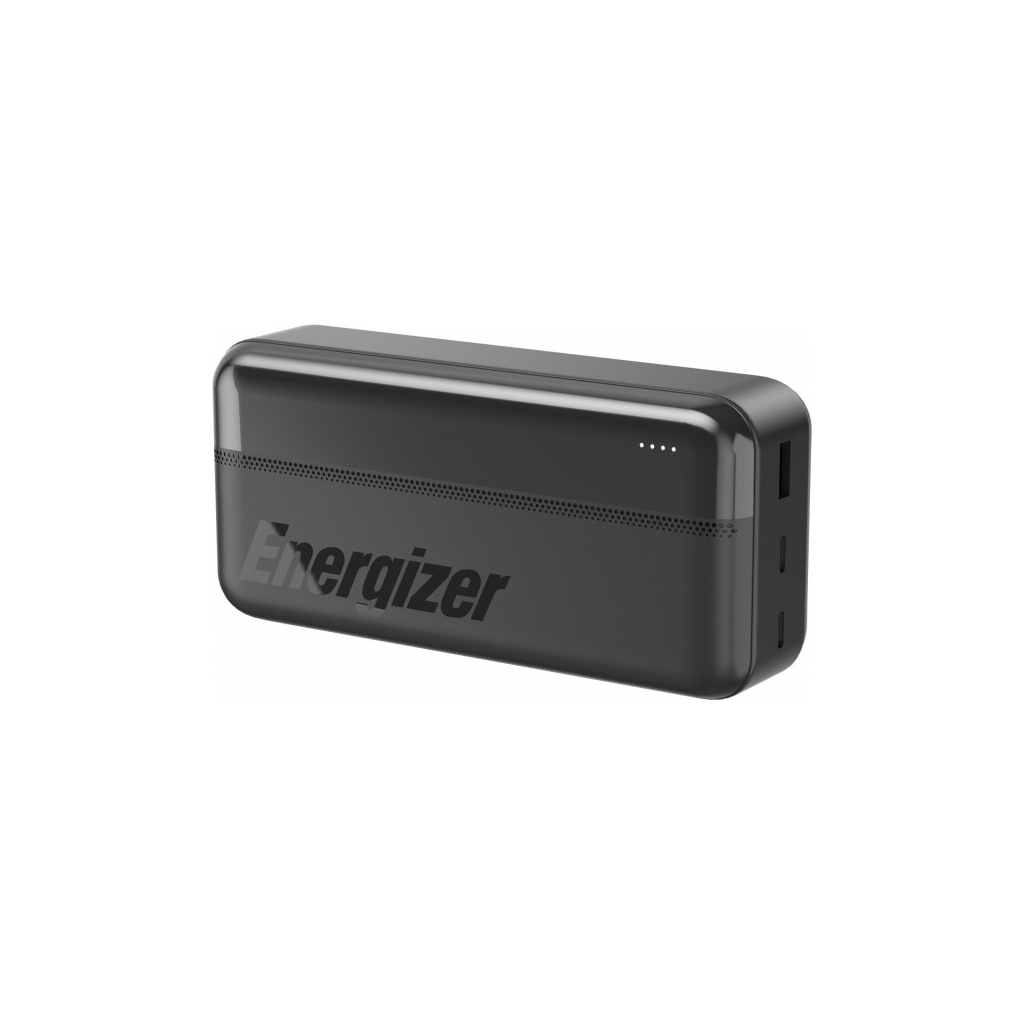 Батарея універсальна Energizer 30000mAh 15W 3A, USB-А, 2хUSB-C Black (UE30050CC) - зображення 2