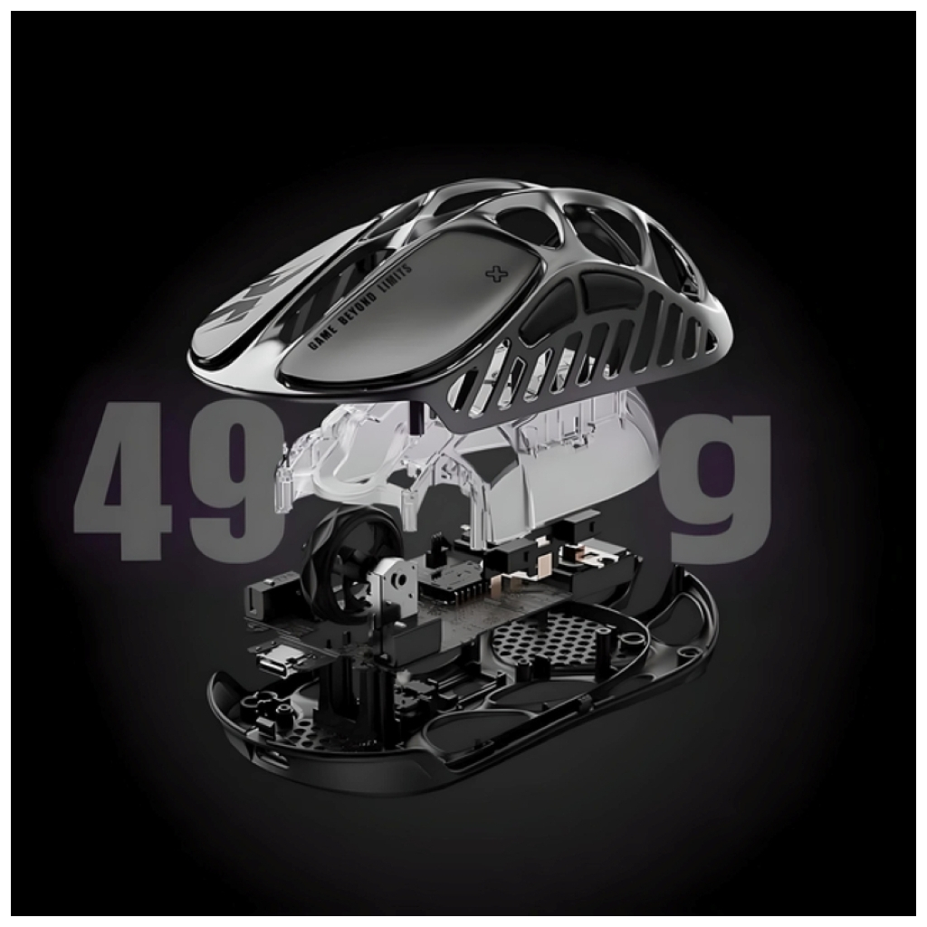 Мишка GravaStar Mercury X Wireless/Bluetooth/USB Grey (GSX_GRY) - зображення 8