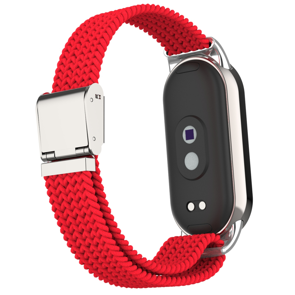 Ремінець до фітнес браслета Armorstandart Braided Solo Loop для Xiaomi Smart Band 10/9/8 Red (ARM86884) - зображення 3
