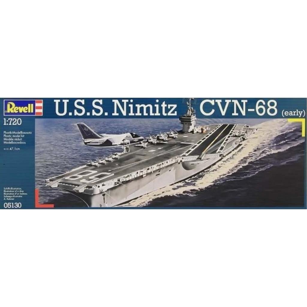 Збірна модель Revell Авіаносець U.S.S. Nimitz CVN-68 1:720 (5130) - зображення 1