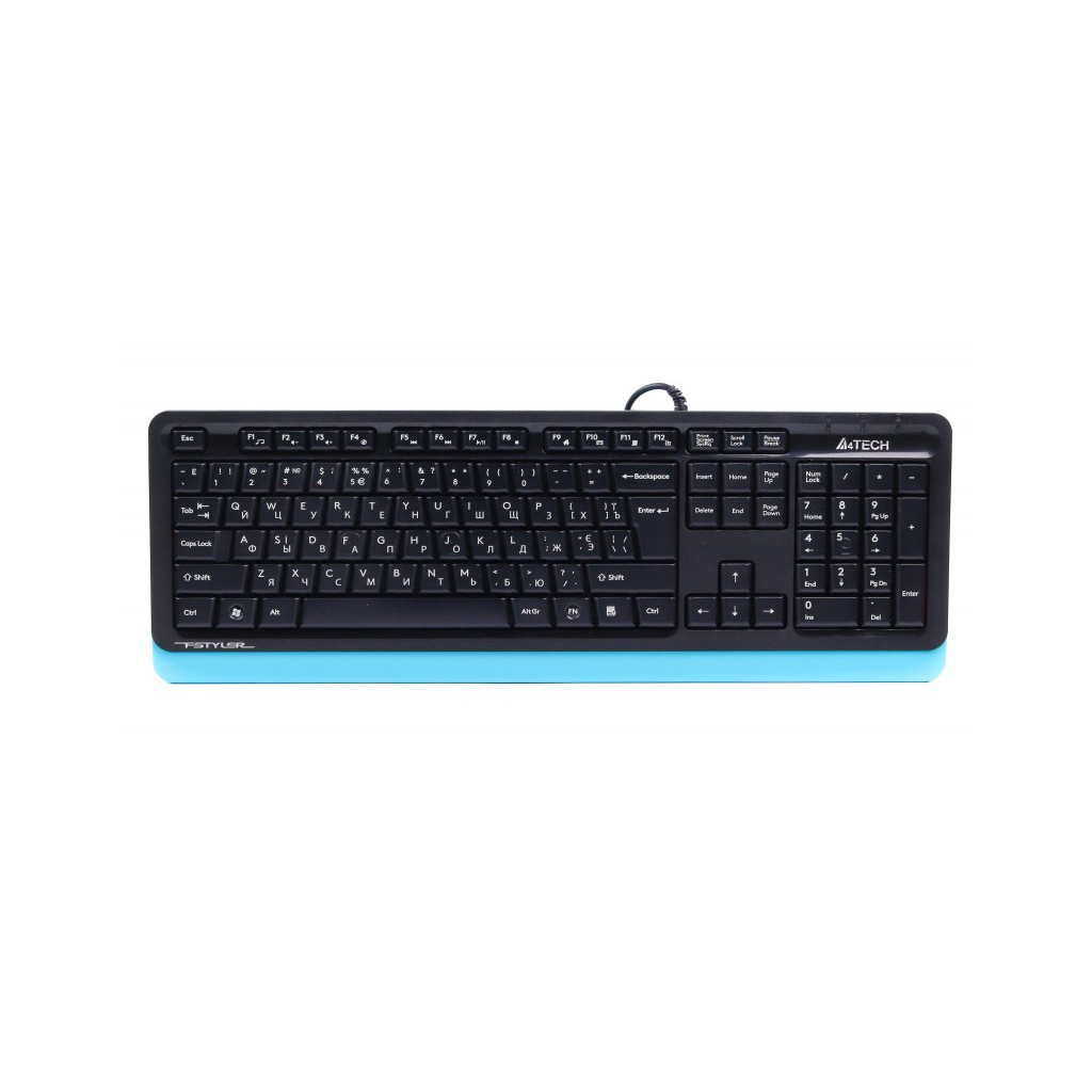 Клавіатура A4Tech FKS10 USB Blue (4711421963466) - зображення 1
