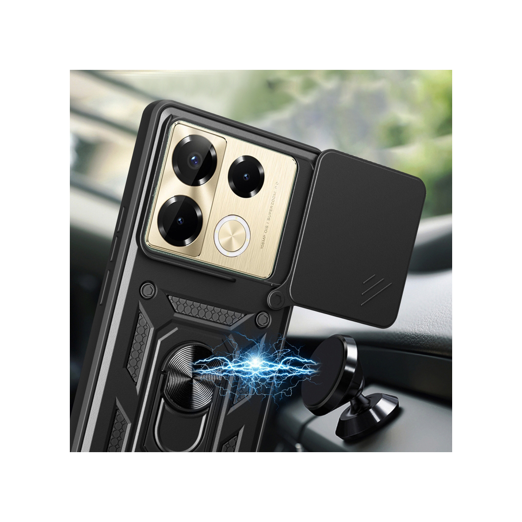 Чохол до мобільного телефона BeCover Military Infinix Note 40 Pro (X6851) Black (712160) - зображення 4