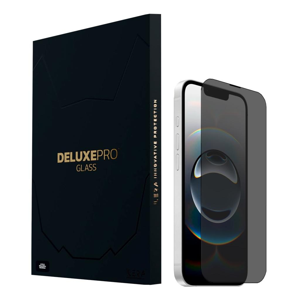 Скло захисне iLera DeLuxe Incognito iPhone 16E/14/13/13 Pro (ILDELINC16E) - зображення 1
