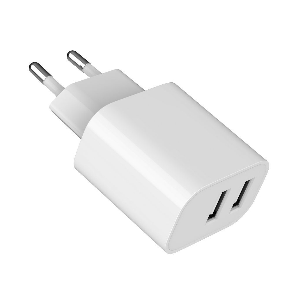 Зарядний пристрій Gembird 2 USB-A 5V/2.4A (12W) white (TA-UC-2A12-01) - зображення 5