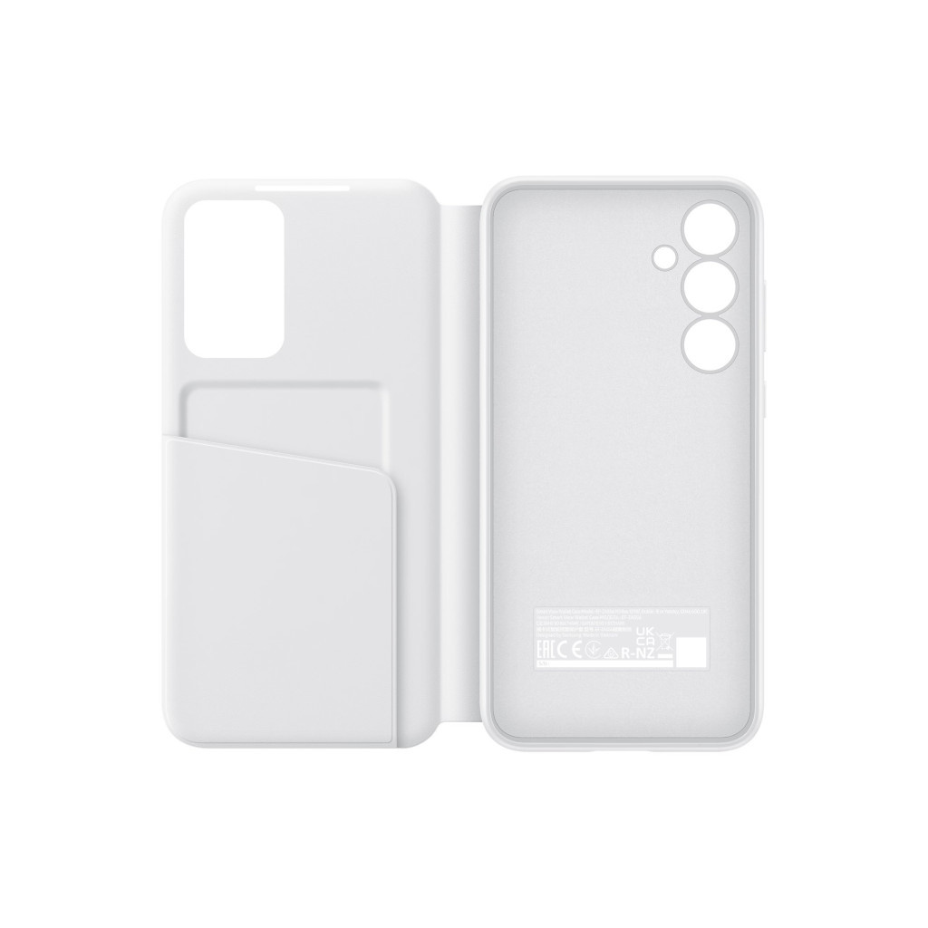 Чохол до мобільного телефона Samsung Galaxy A55 (A556) Smart View Wallet Case White (EF-ZA556CWEGWW) - зображення 5
