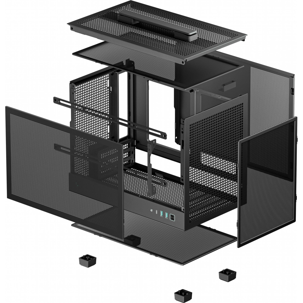 Корпус Deepcool CH160 Mesh Black (R-CH160-BKNMI0-G-1) - зображення 10