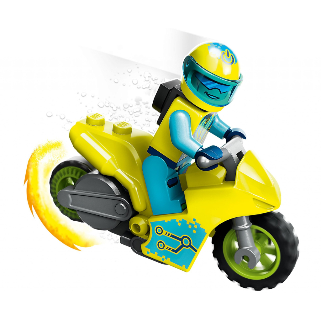 Конструктор LEGO City Каскадерський кібермотоцикл 13 деталей (60358) - зображення 5