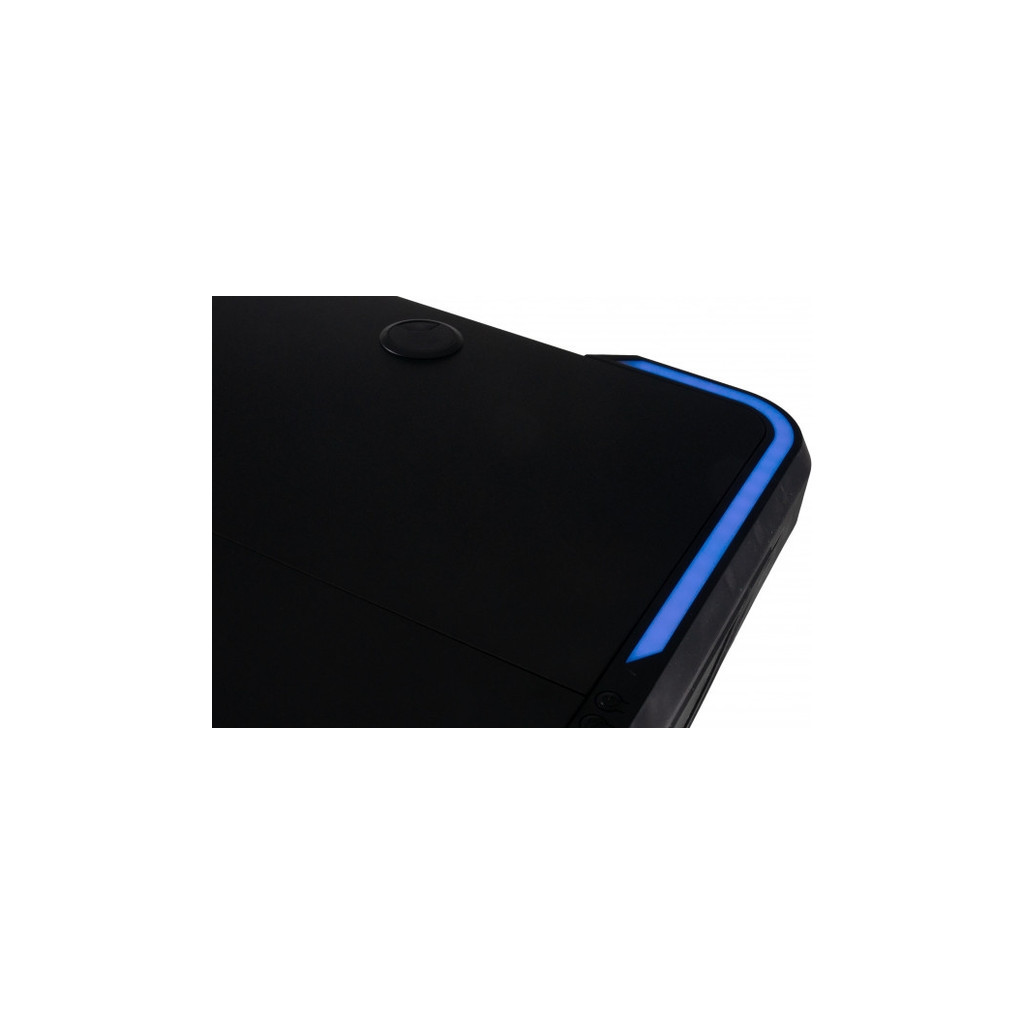 Комп'ютерний стіл Barsky StandUp Game black RGB-LED 1200*600 (BST-01led) - зображення 4