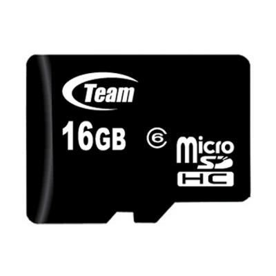 Карта пам'яті Team 16GB MicroSDHC Class 6 (TUSDH16GCL603) - зображення 1