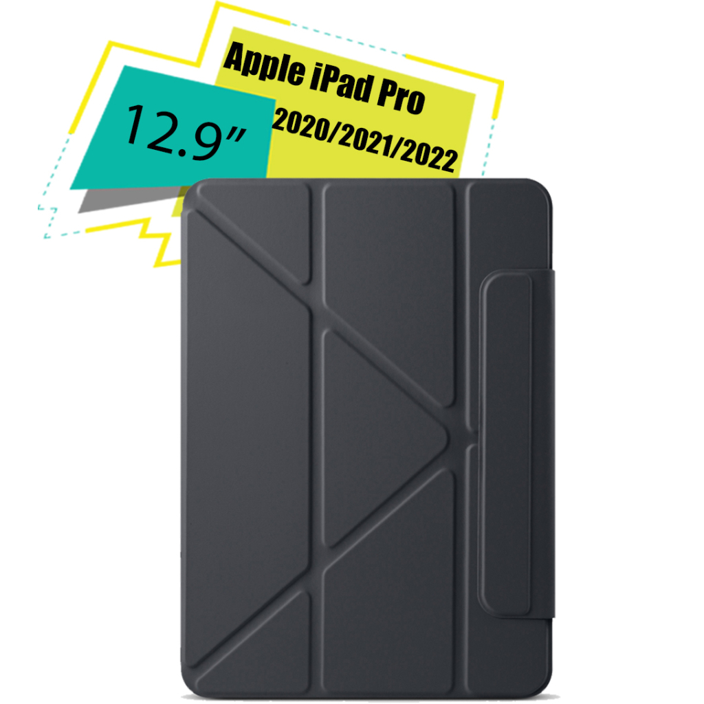Чохол до планшета BeCover Ultra Slim Origami Magnetic Apple iPad Pro 12.9 2020/2021/2022 Black (712965) - зображення 1