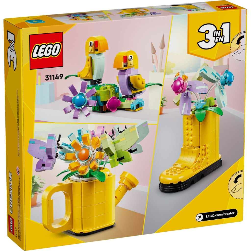 Конструктор LEGO Creator Квіти в лійці 420 деталей (31149) - зображення 8