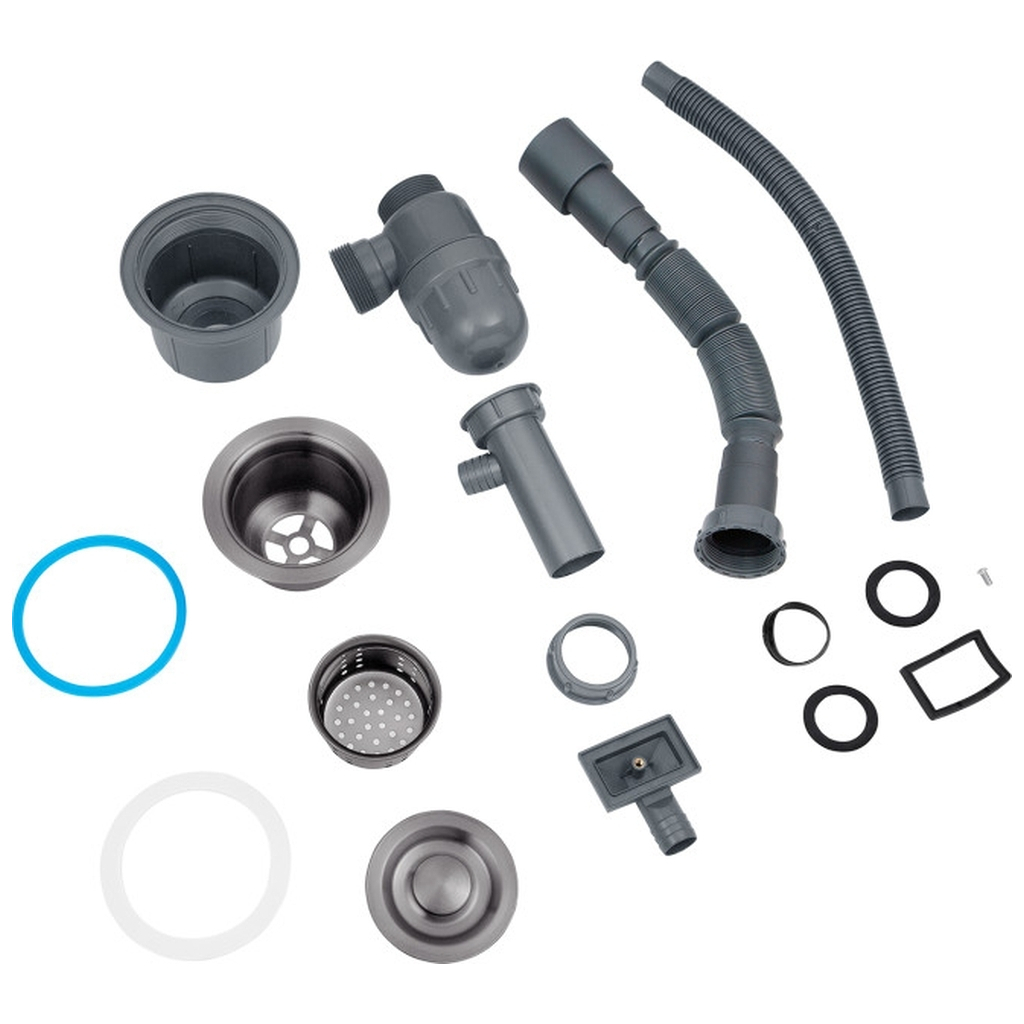 Мийка кухонна Kroner KRPSchwarze-6350HMPVD (CV031453) - зображення 9