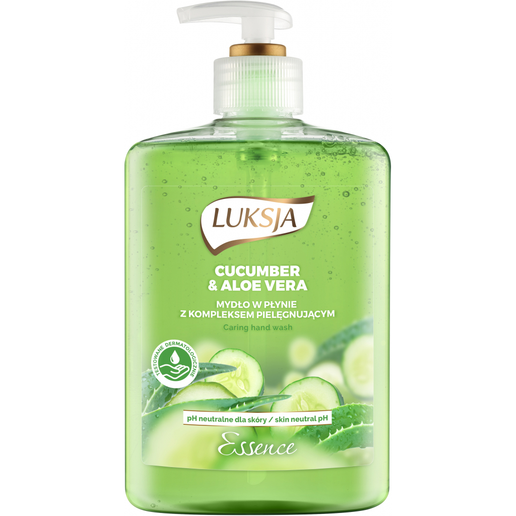 Рідке мило Luksja Cucumber & Aloe Vera 500 мл (5900998007249) - зображення 1