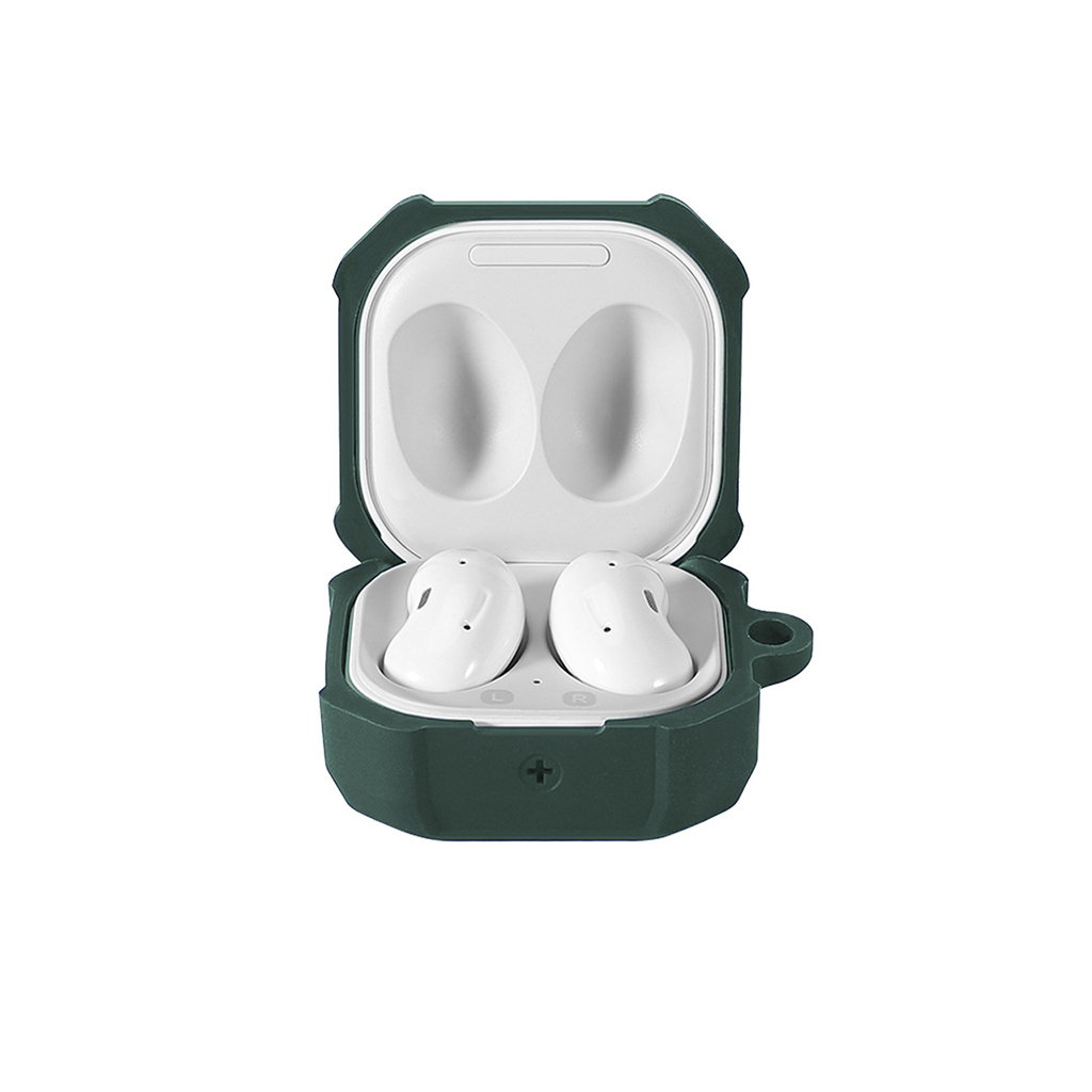 Чохол для навушників BeCover Protective TPU для Samsung Galaxy Buds 2/Buds 2 Pro/Buds Live/Buds Pro Dark Green (709565) - зображення 2