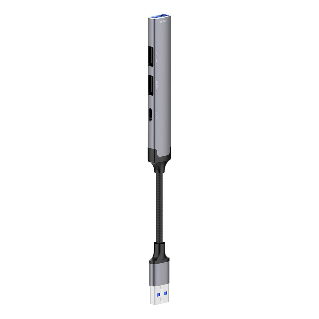 Концентратор ColorWay USB-A 4-в-1 USB2.0х3/USB3.0 (CW-HUB05) - зображення 7