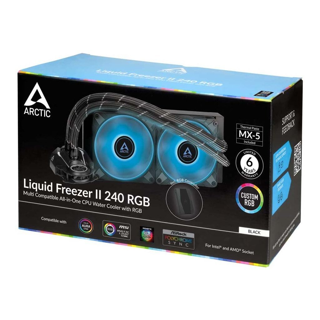 Система рідинного охолодження Arctic Liquid Freezer II 240 RGB (ACFRE00099A) - зображення 8