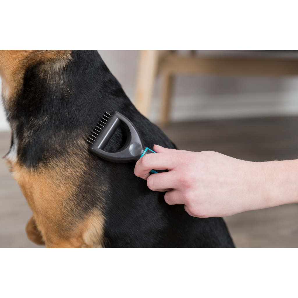 Гребінець для тварин Trixie для зрізання колтунів у цуценят 6х18 см (4011905242422) - изображение 3