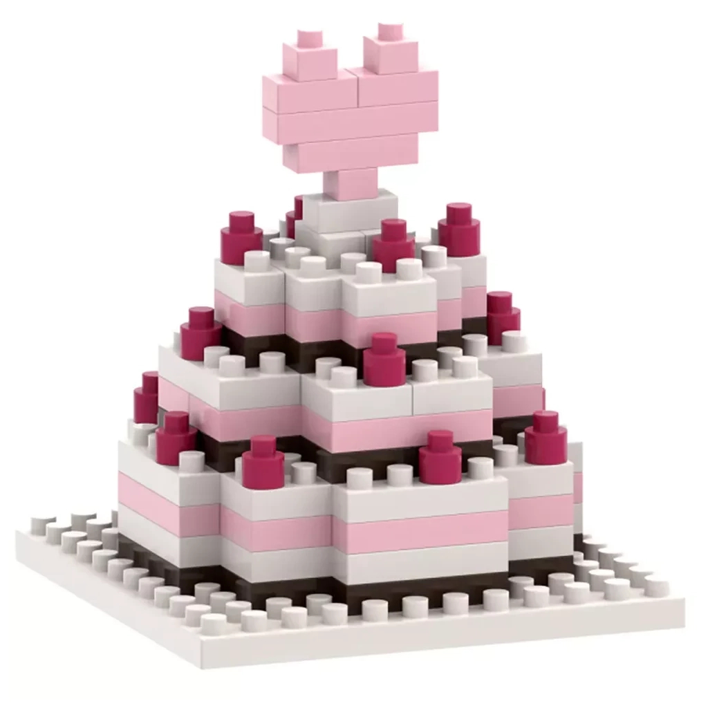 Конструктор BRIXIES Листівка Весільний торт (220.060) - зображення 2