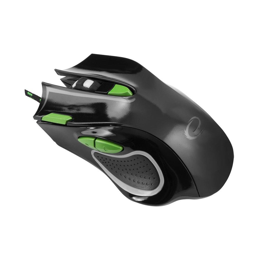 Мишка Esperanza MX401 Hawk black-green (EGM401KG) - зображення 4