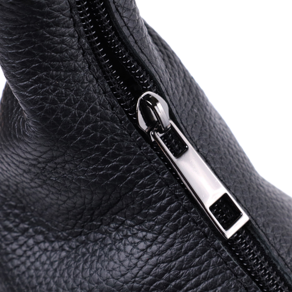 Сумка Shvigel З натуральної шкіри флотар Чорна (22827) - зображення 5