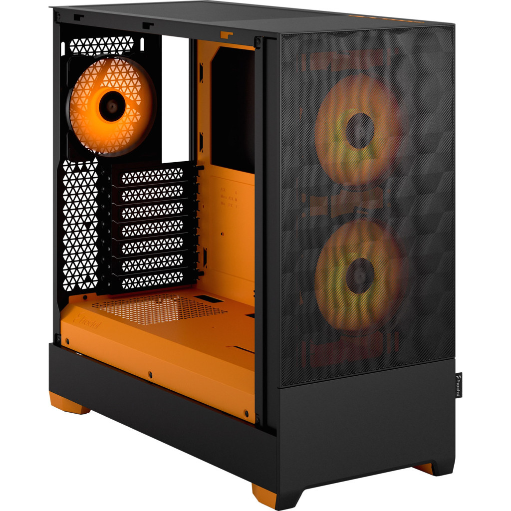 Корпус для ПК Fractal Design Pop Air RGB Orange Core TG (FD-C-POR1A-05) - зображення 7