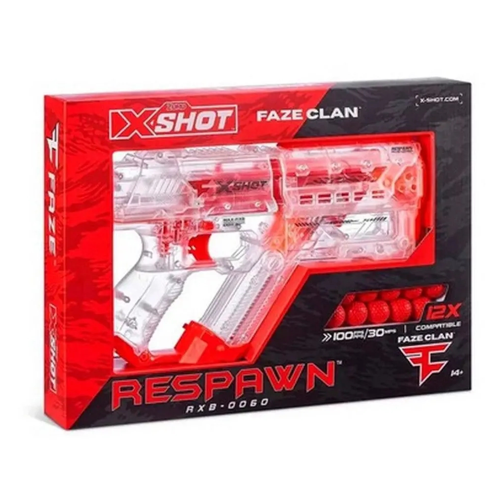 Іграшкова зброя Zuru X-Shot Швидкострільний бластер Chaos FAZE Respawn (12 кульок) (36499) - зображення 3