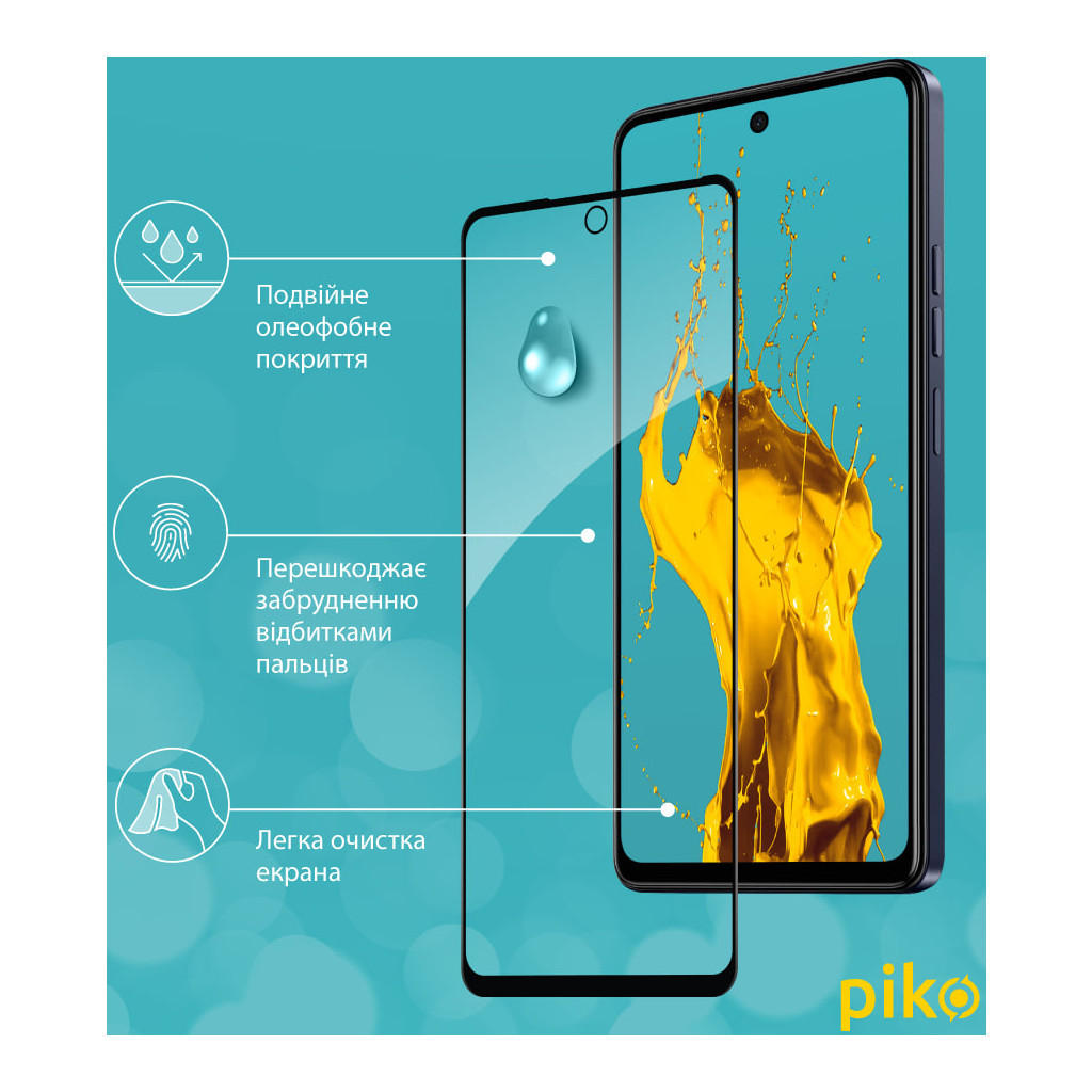 Скло захисне Piko Full Glue Tecno Spark 10 Pro (1283126580642) - зображення 5
