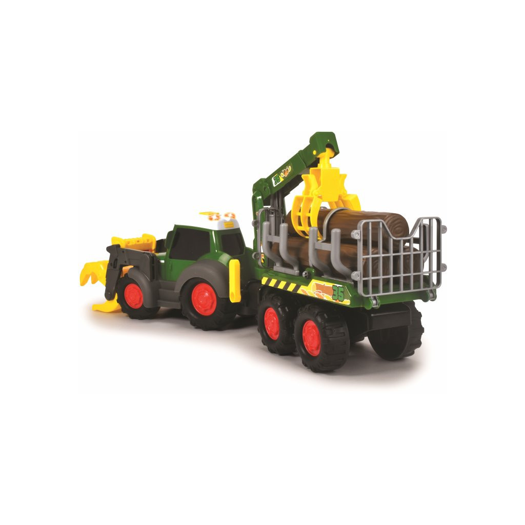 Спецтехніка Dickie Toys Трактор лісника АВС "Фендт" з краном, зі звук. та світл. ефектами, 65 см (4119001) - зображення 3