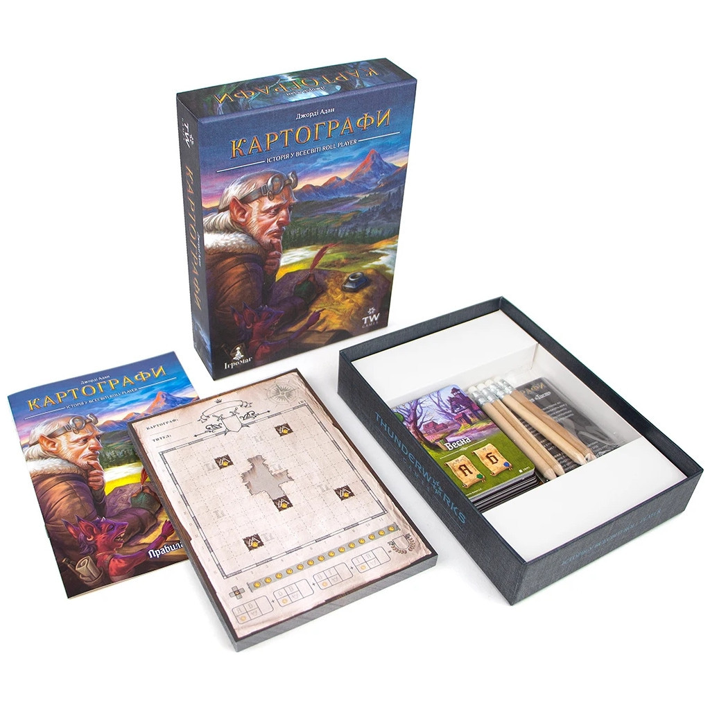Настільна гра Ігромаг Картографи (Cartographers: A Roll Player Tale) українська (6901) - изображение 2