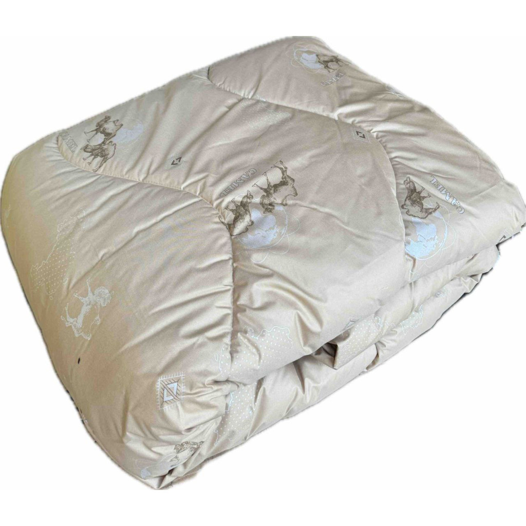 Ковдра ШЕМ зимова Верблюжа вовна двоспальна 175х210 (175 Верблюд) - изображение 1